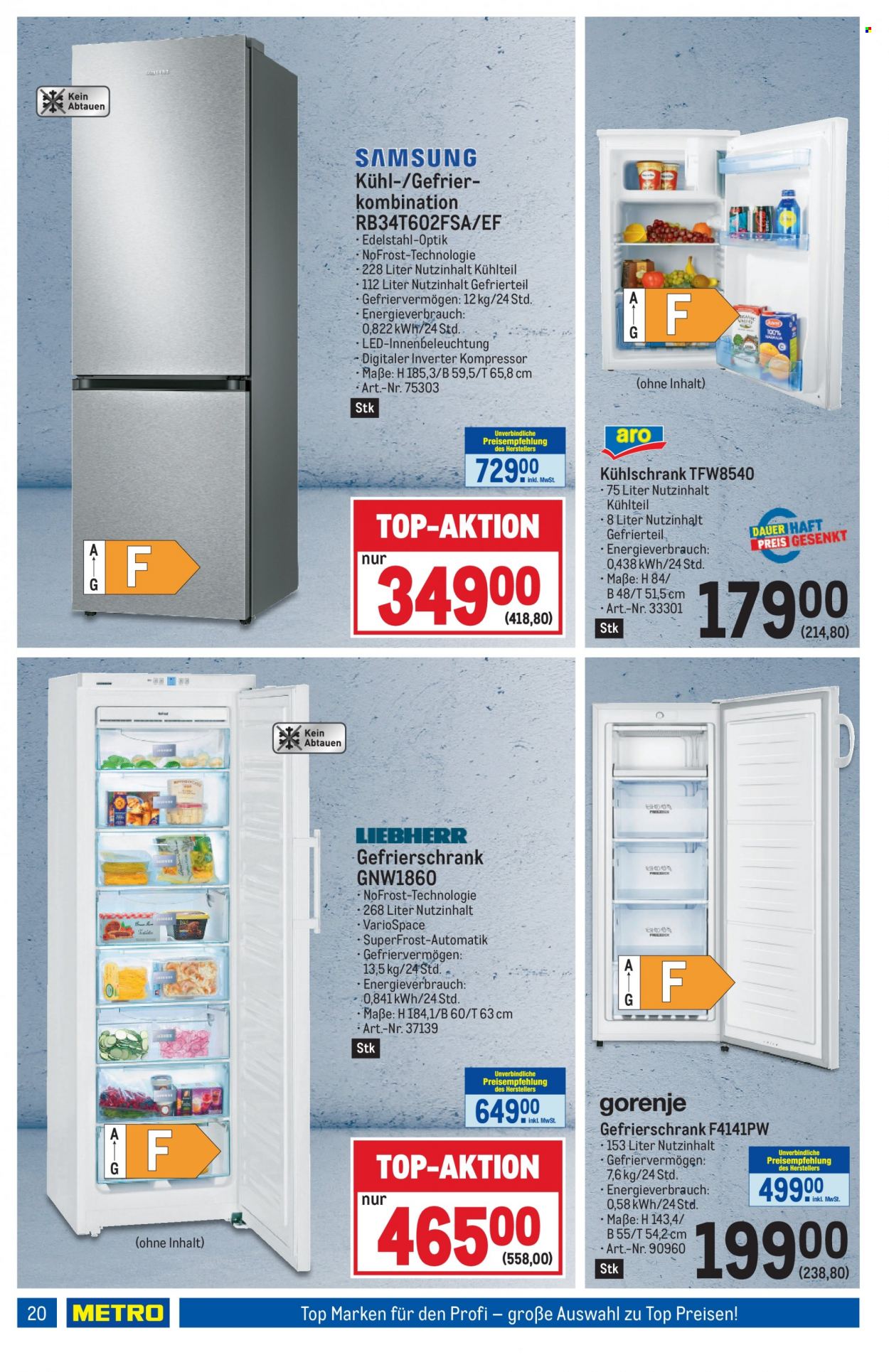Angebote Metro - 3.1.2022 - 19.1.2022. Seite 20