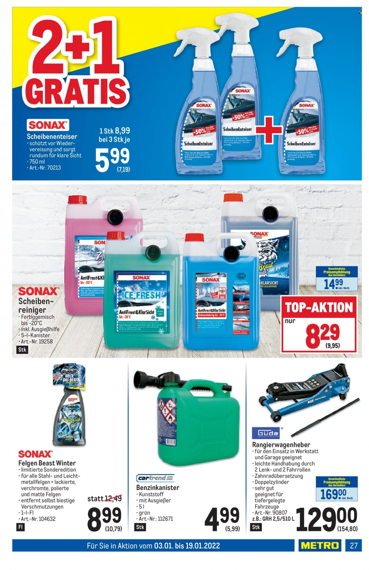 Angebote Metro - 3.1.2022 - 19.1.2022. Seite 27