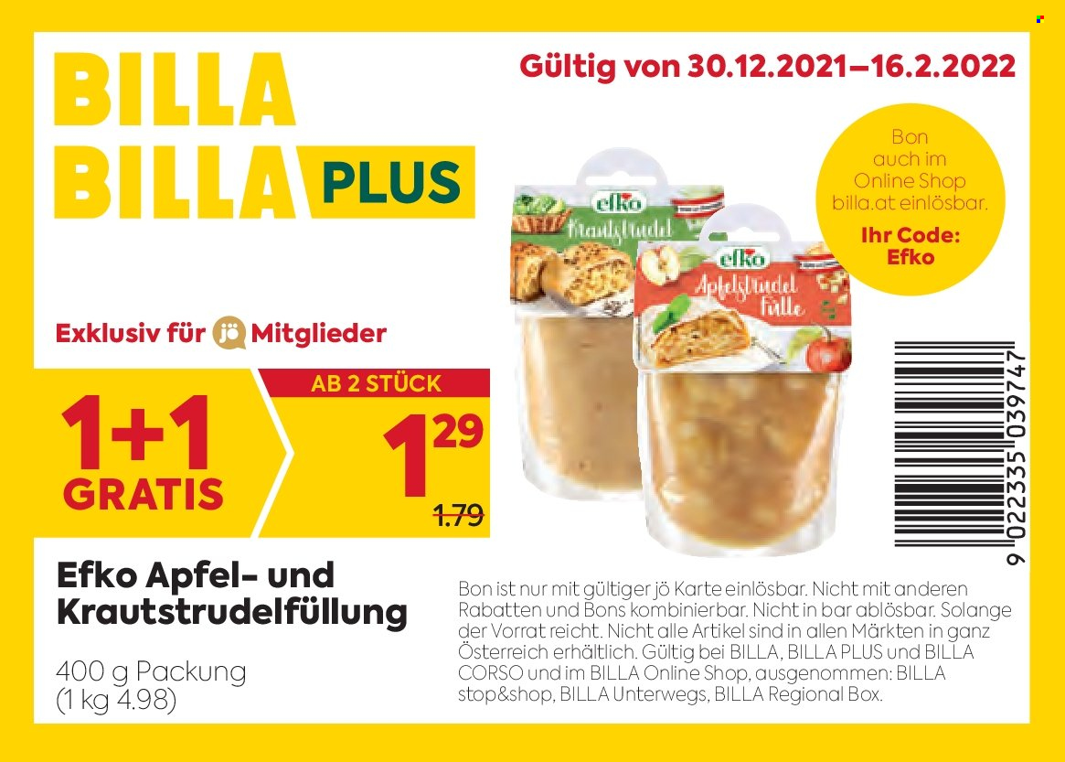 Angebote Billa - 30.12.2021 - 16.2.2022. Seite 3