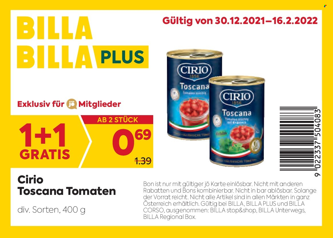 Angebote Billa - 30.12.2021 - 16.2.2022. Seite 4