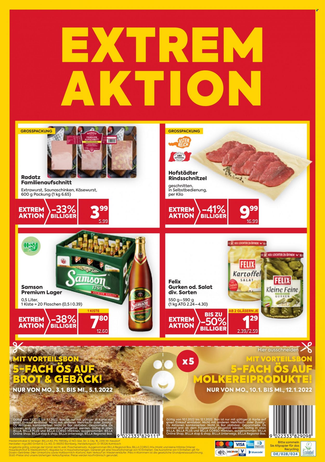 Angebote Billa - 3.1.2022 - 12.1.2022. Seite 20