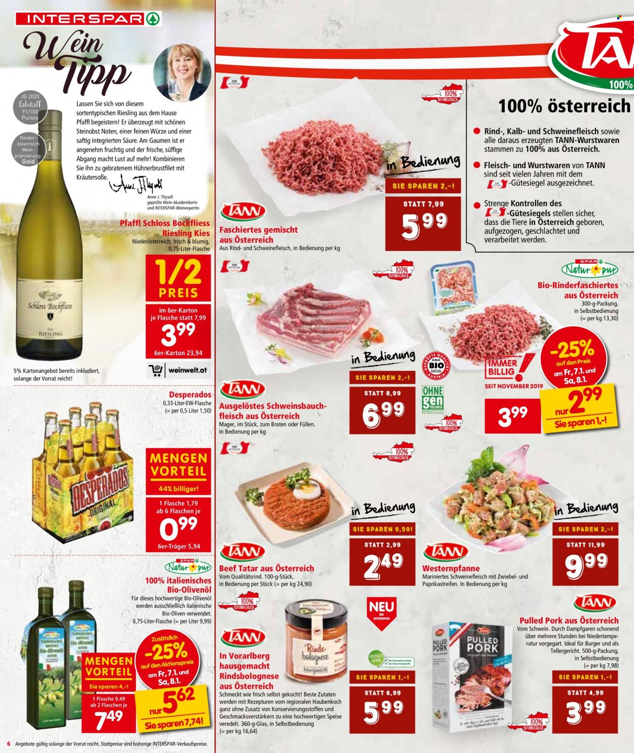 Angebote INTERSPAR - 3.1.2022 - 19.1.2022. Seite 6