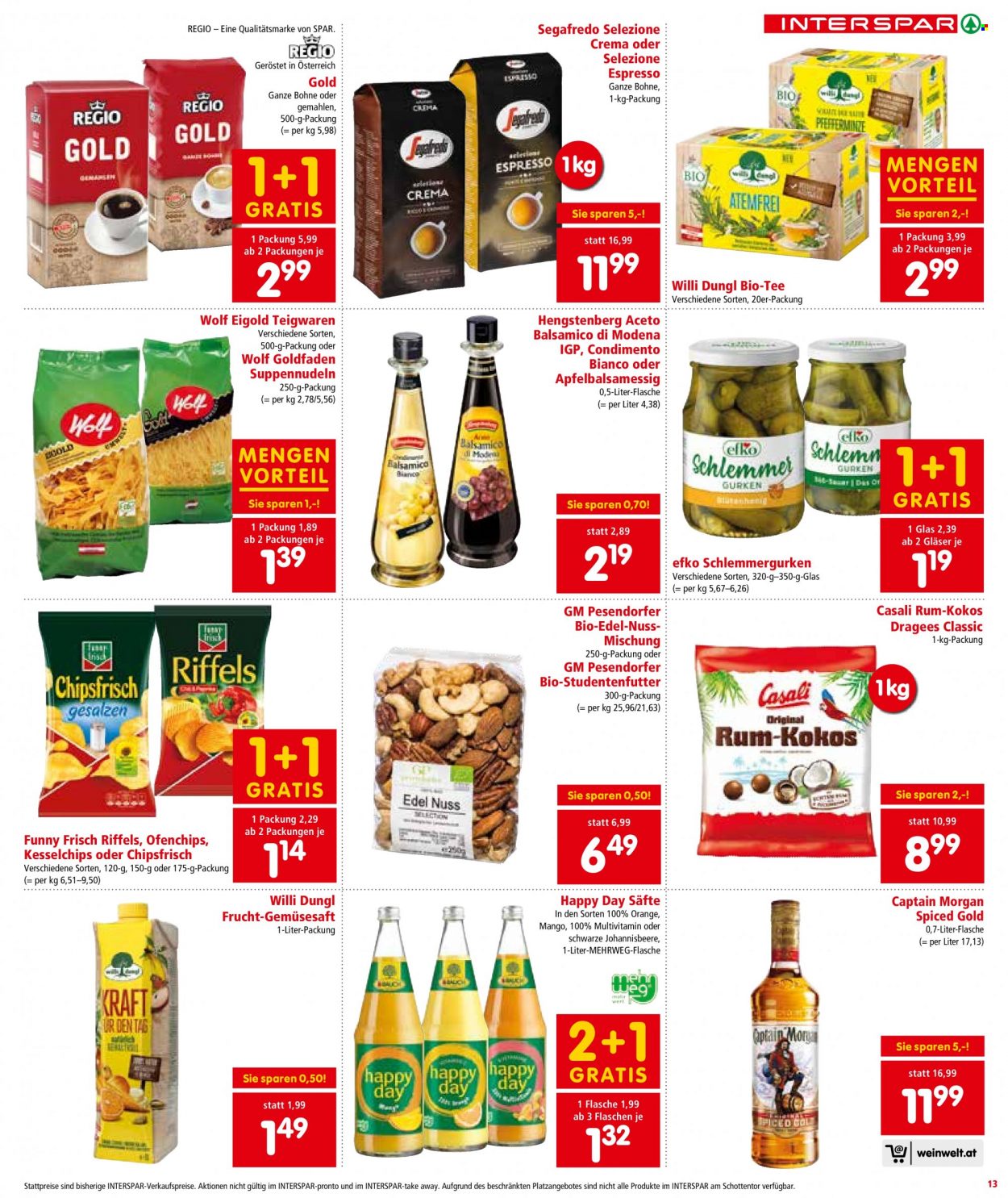 Angebote INTERSPAR - 3.1.2022 - 19.1.2022. Seite 13