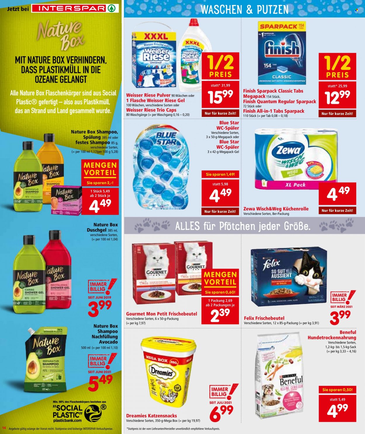 Angebote INTERSPAR - 3.1.2022 - 19.1.2022. Seite 14