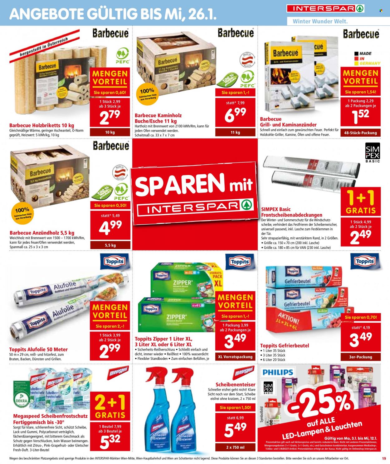 Angebote INTERSPAR - 3.1.2022 - 19.1.2022. Seite 19