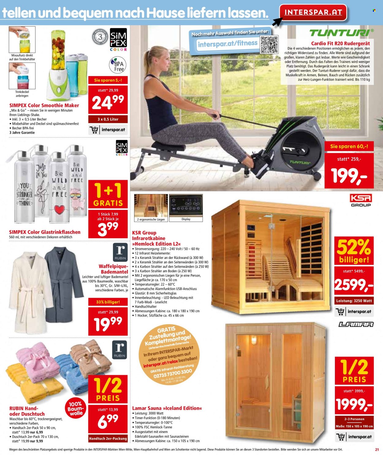 Angebote INTERSPAR - 3.1.2022 - 19.1.2022. Seite 21