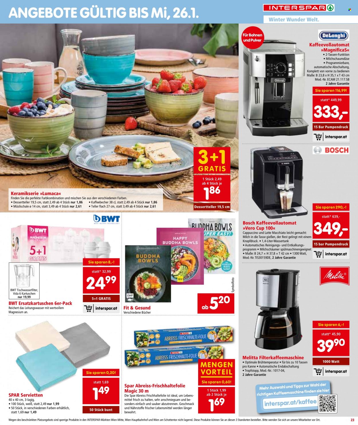 Angebote INTERSPAR - 3.1.2022 - 19.1.2022. Seite 23