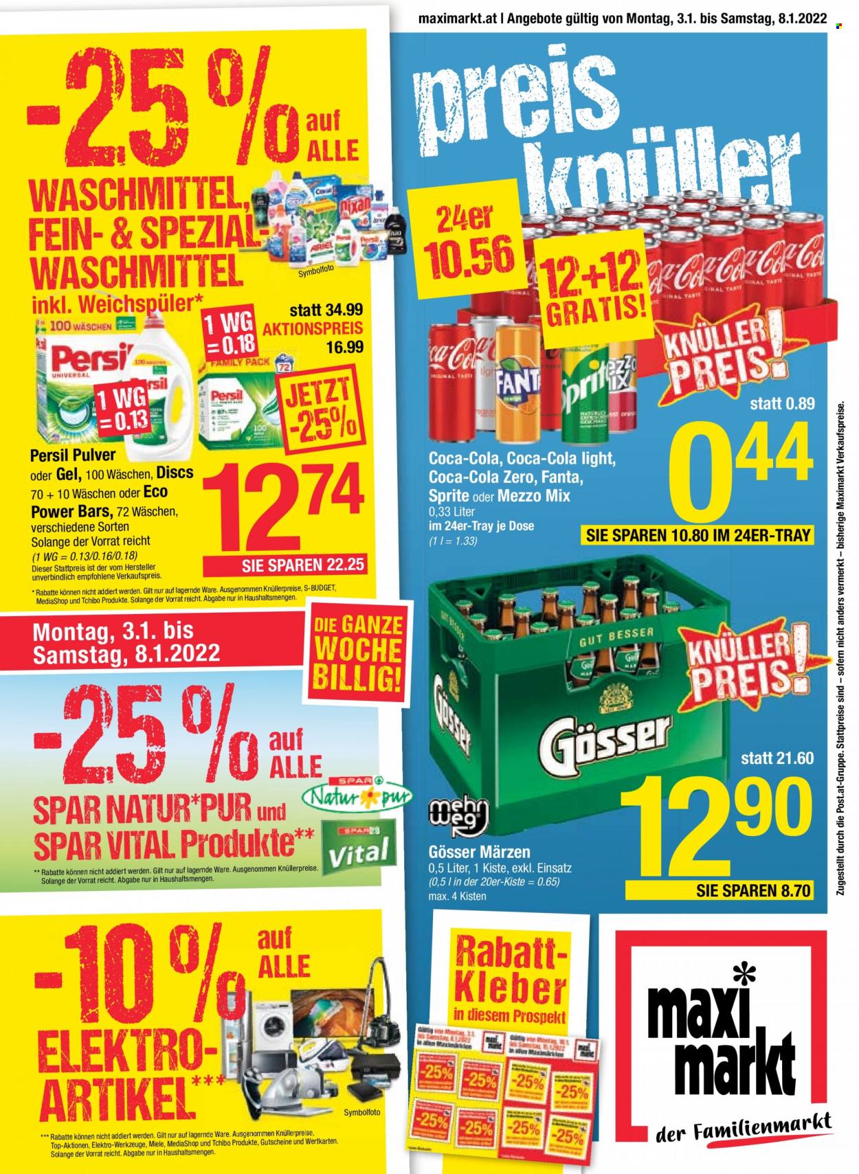 Angebote Maximarkt - 3.1.2022 - 8.1.2022. Seite 1