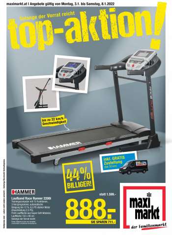 Angebote Maximarkt - 3.1.2022 - 8.1.2022.