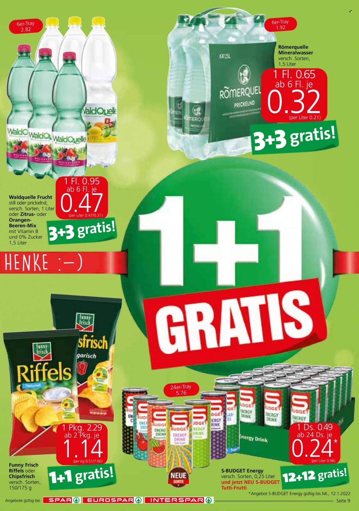 Angebote SPAR - 3.1.2022 - 19.1.2022. Seite 9