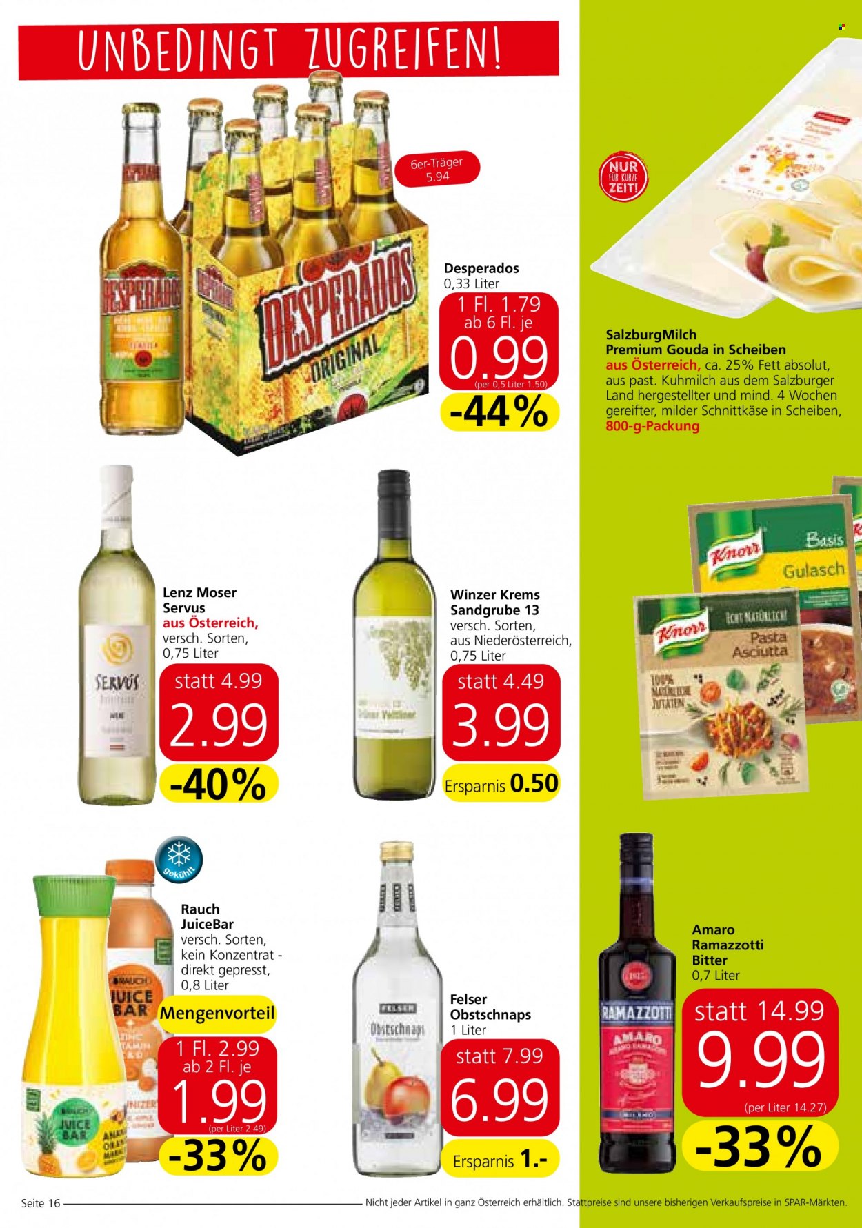 Angebote SPAR - 3.1.2022 - 19.1.2022. Seite 16