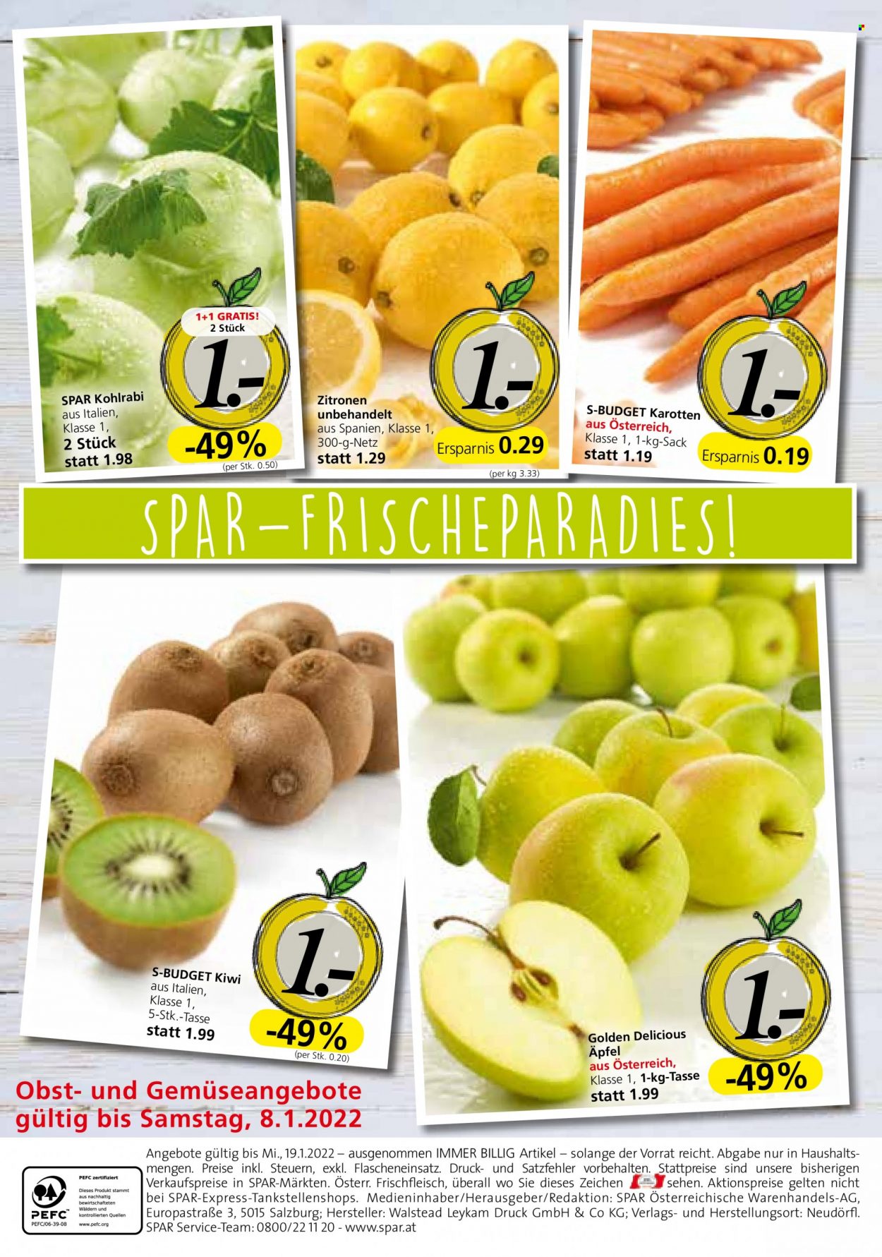 Angebote SPAR - 3.1.2022 - 19.1.2022. Seite 20