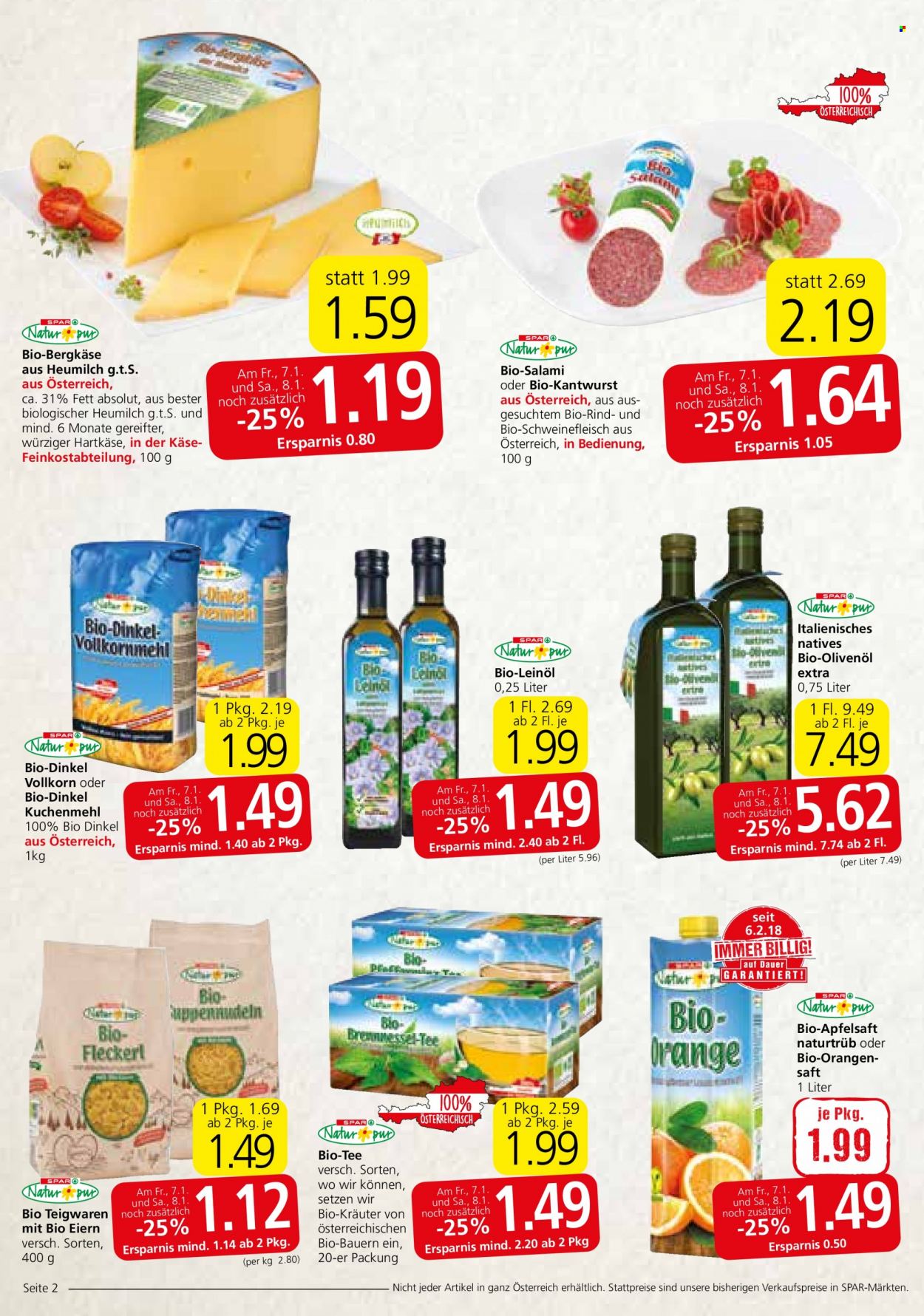 Angebote EUROSPAR - 3.1.2022 - 19.1.2022. Seite 2