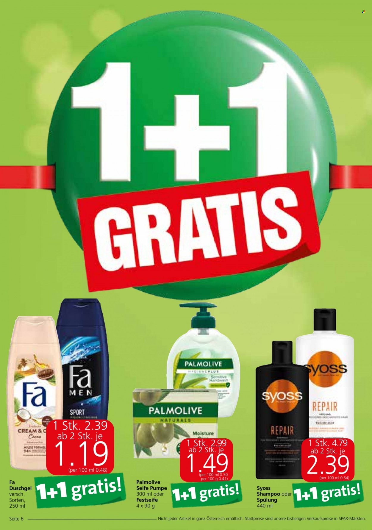 Angebote EUROSPAR - 3.1.2022 - 19.1.2022. Seite 6