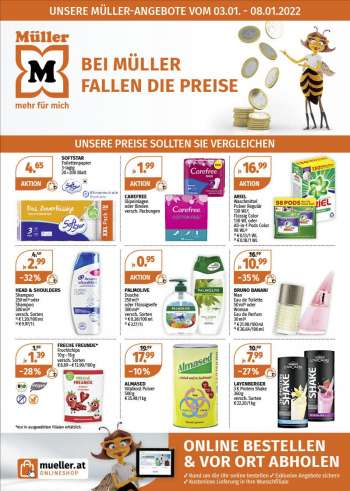 Angebote Müller - 3.1.2022 - 8.1.2022.