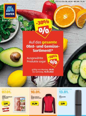 Angebote Hofer - 7.1.2022 - 13.1.2022.