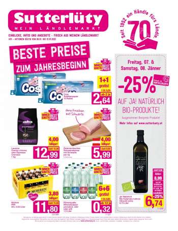 Angebote Sutterlüty - 6.1.2022 - 12.1.2022.
