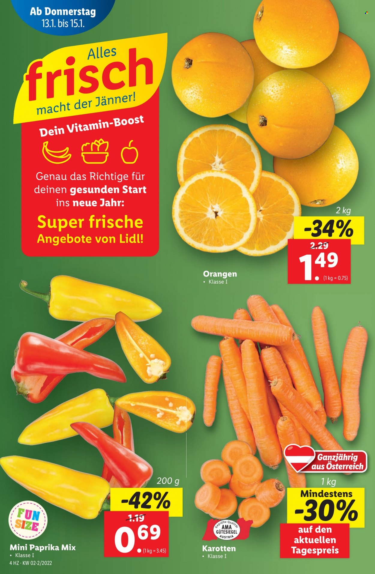 Angebote Lidl - 13.1.2022 - 19.1.2022. Seite 4