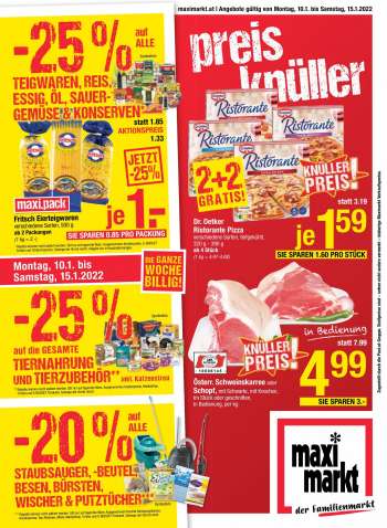 Angebote Maximarkt - 10.1.2022 - 15.1.2022.