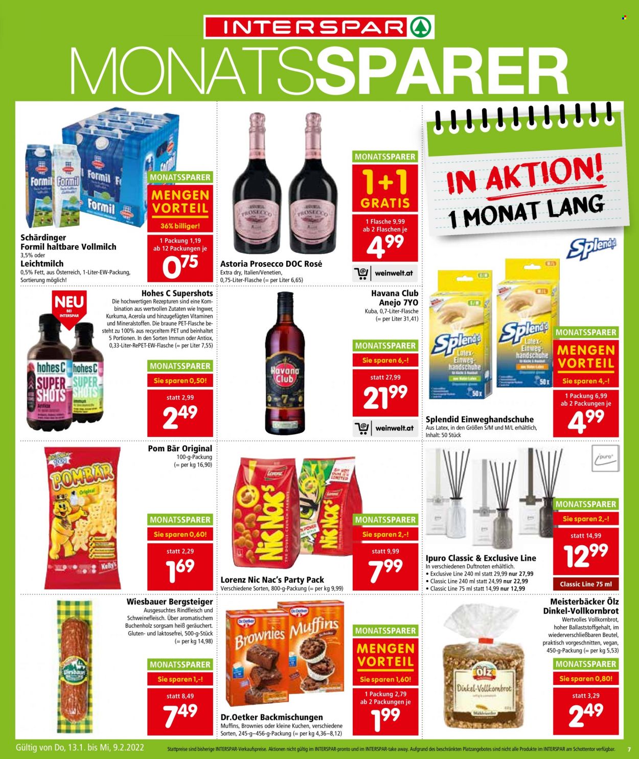 Angebote INTERSPAR - 13.1.2022 - 19.1.2022. Seite 7