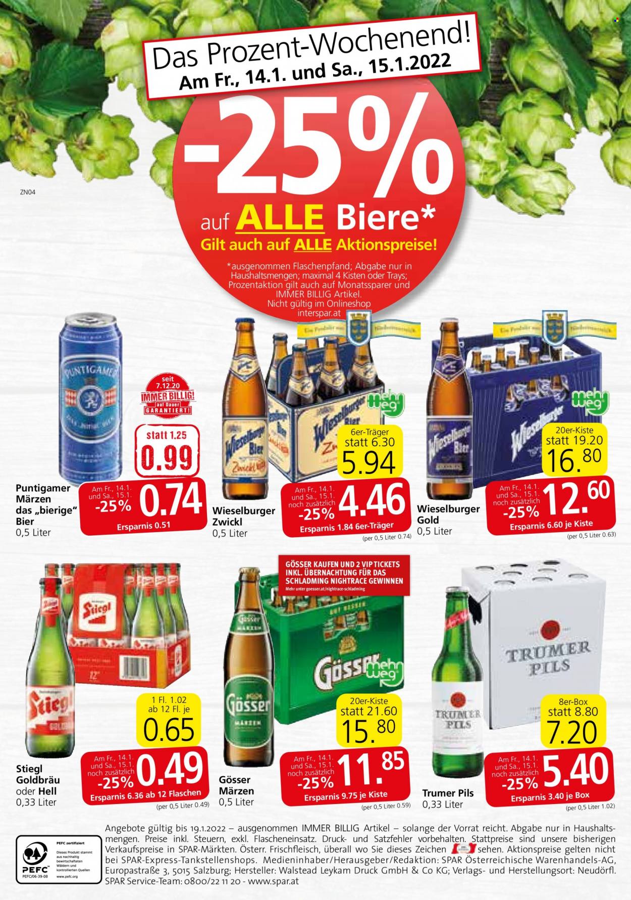 Angebote SPAR - 13.1.2022 - 19.1.2022. Seite 20