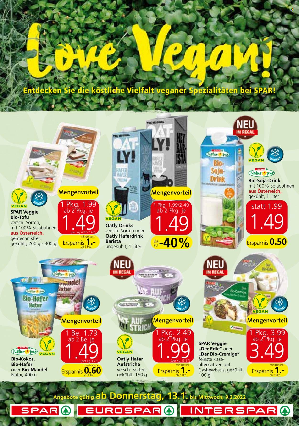 Angebote EUROSPAR - 13.1.2022 - 9.2.2022. Seite 1