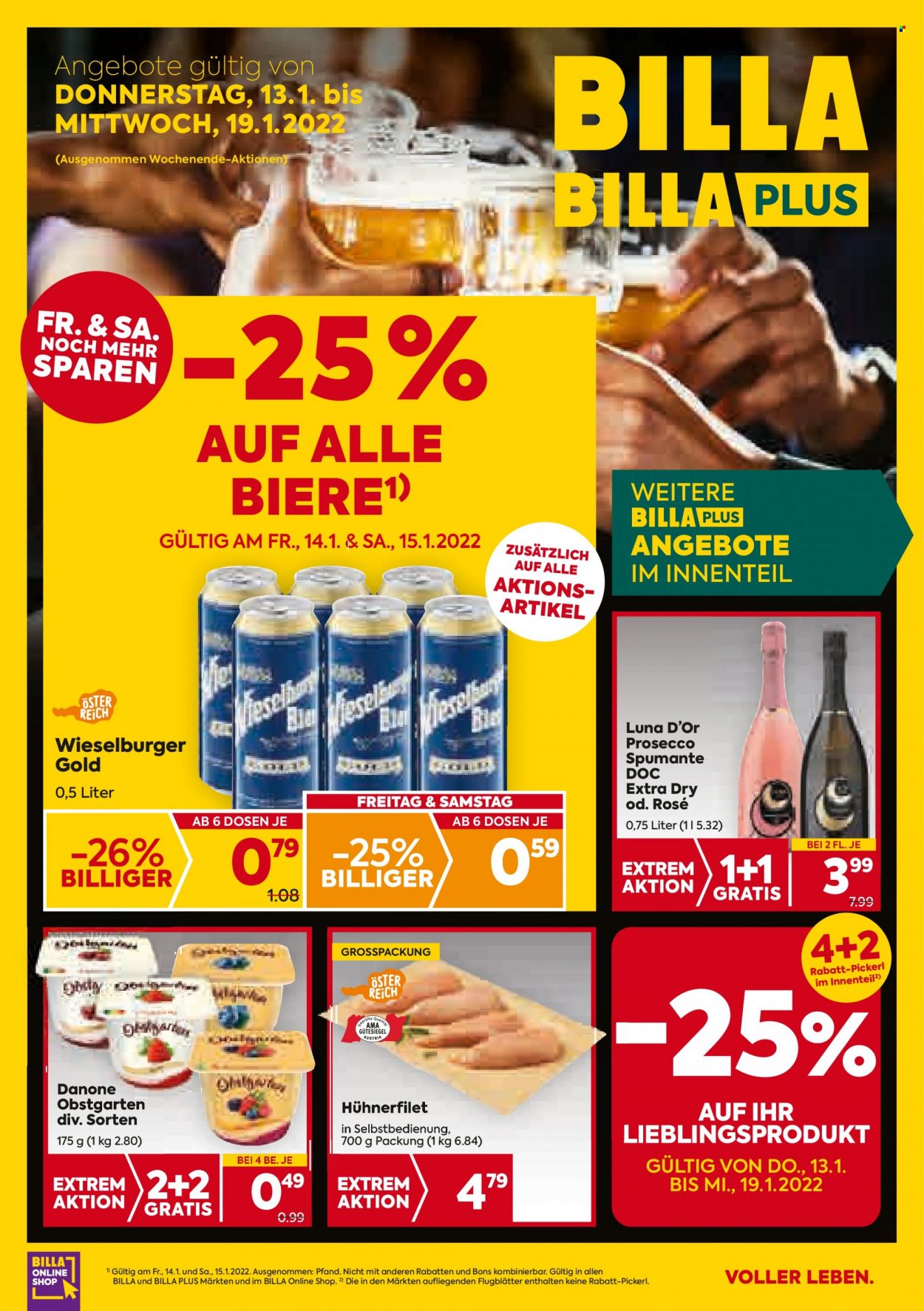 Angebote Billa - 13.1.2022 - 19.1.2022. Seite 1