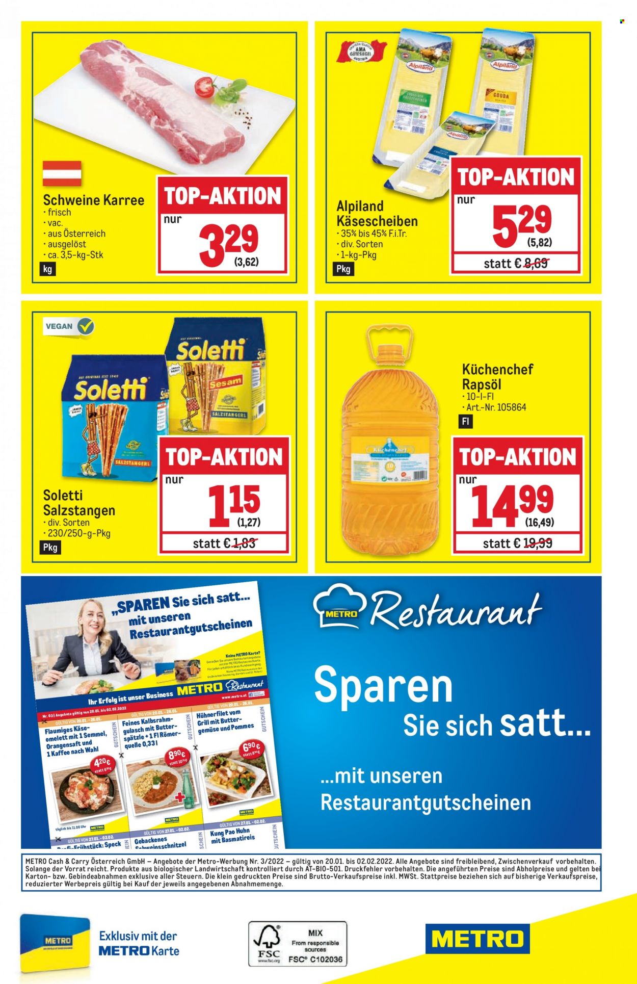 Angebote Metro - 20.1.2022 - 2.2.2022. Seite 28