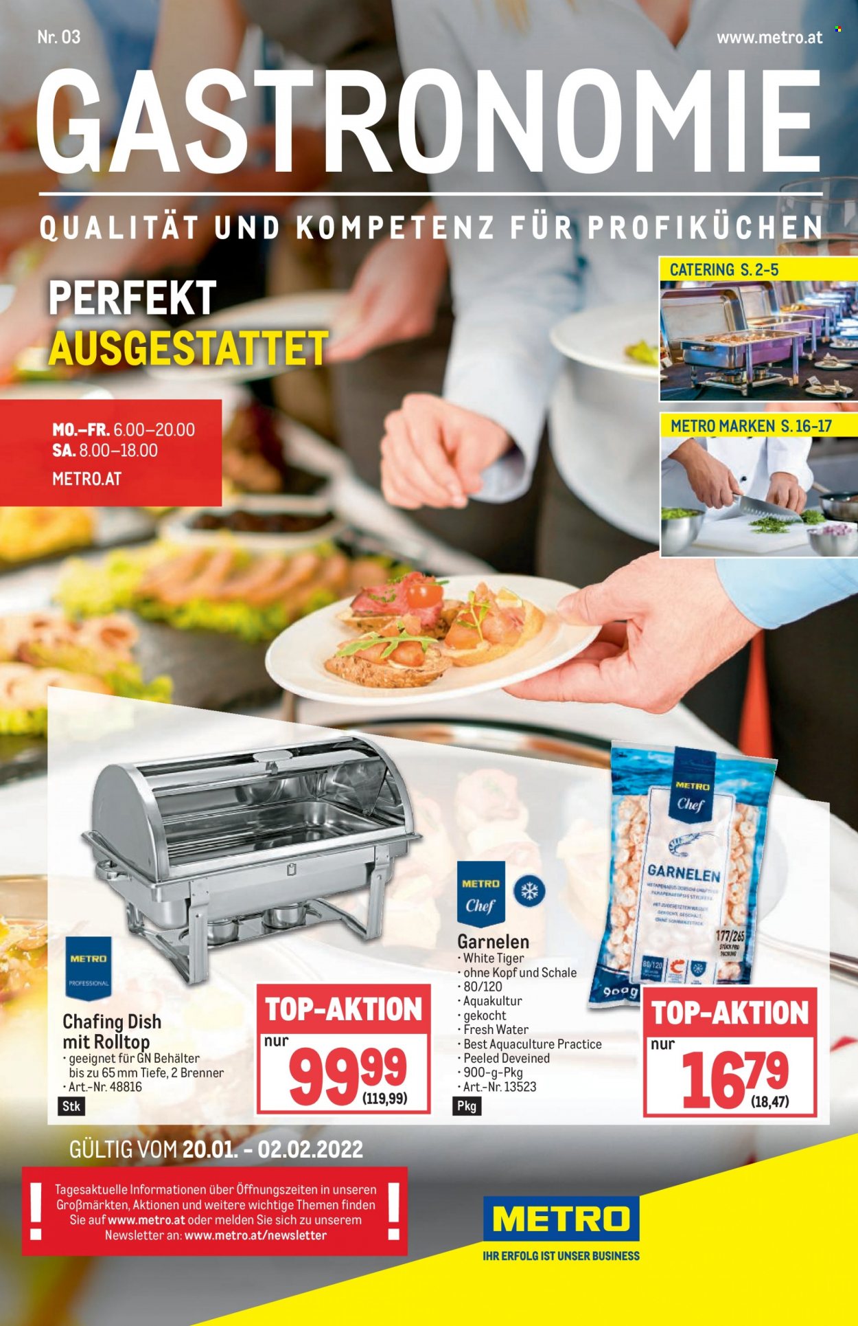 Angebote Metro - 20.1.2022 - 2.2.2022. Seite 1