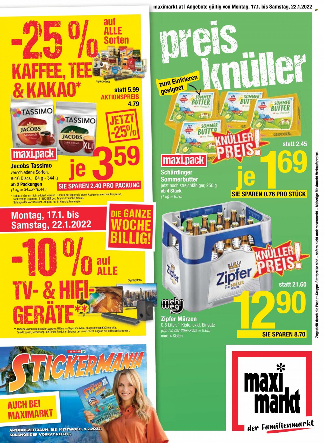 Angebote Maximarkt - 17.1.2022 - 22.1.2022. Seite 1