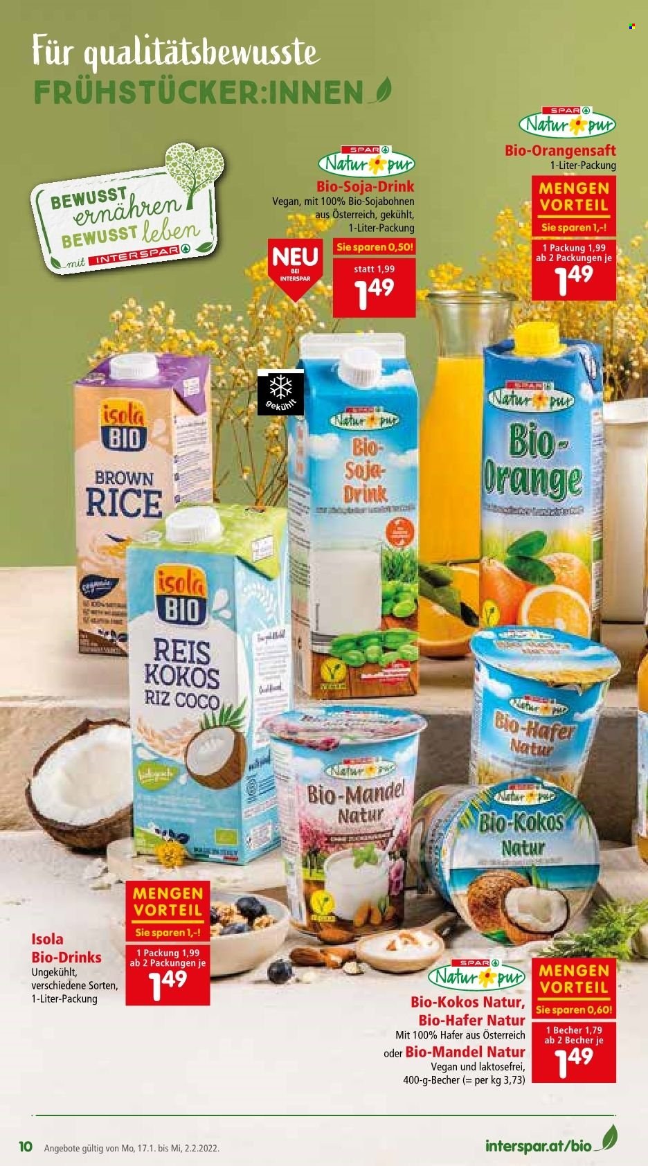 Angebote INTERSPAR - 17.1.2022 - 2.2.2022. Seite 10