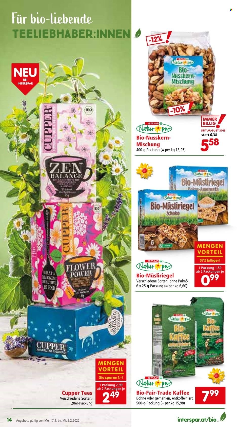 Angebote INTERSPAR - 17.1.2022 - 2.2.2022. Seite 14