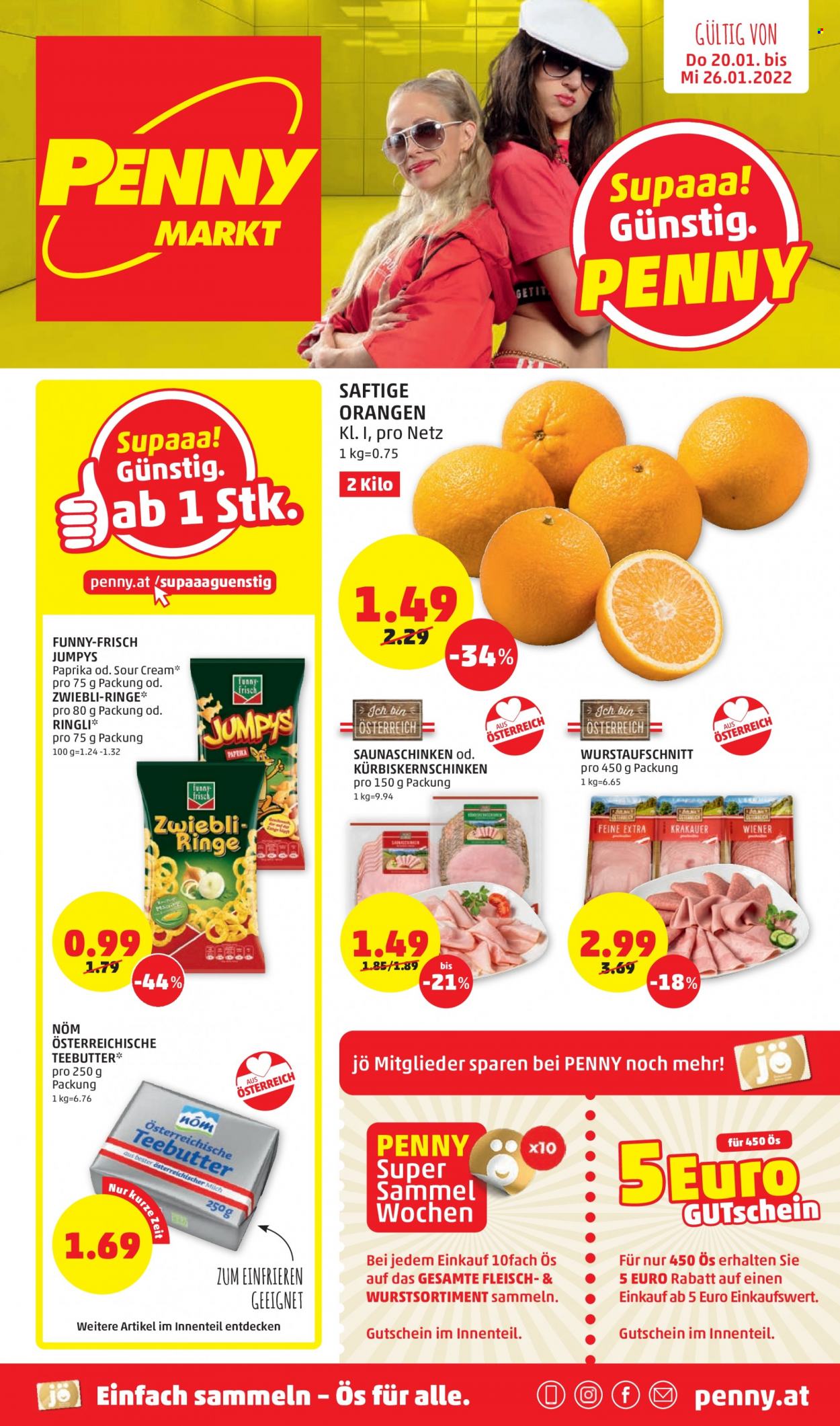 Angebote Penny - 20.1.2022 - 26.1.2022. Seite 1