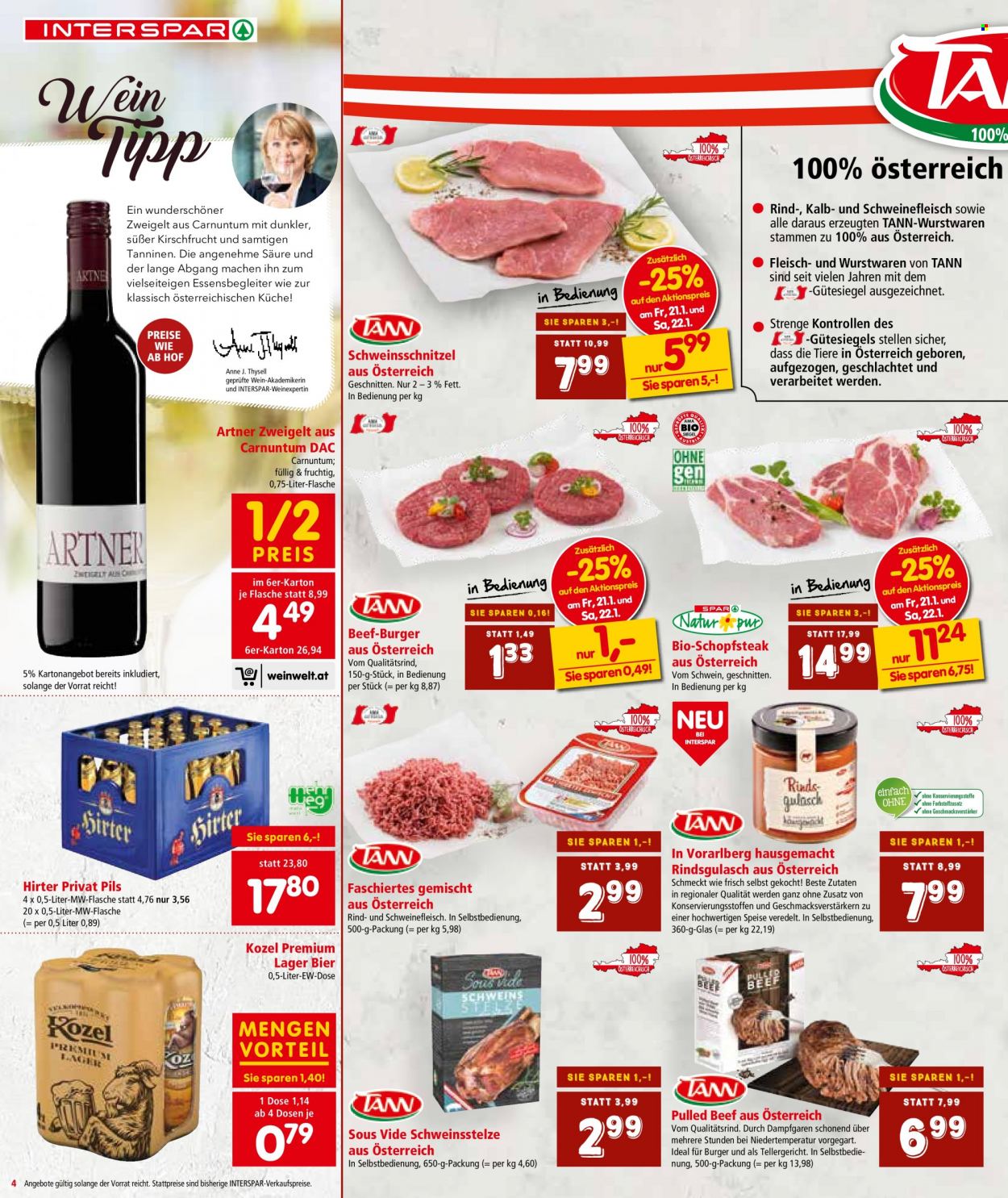Angebote INTERSPAR - 20.1.2022 - 2.2.2022. Seite 4
