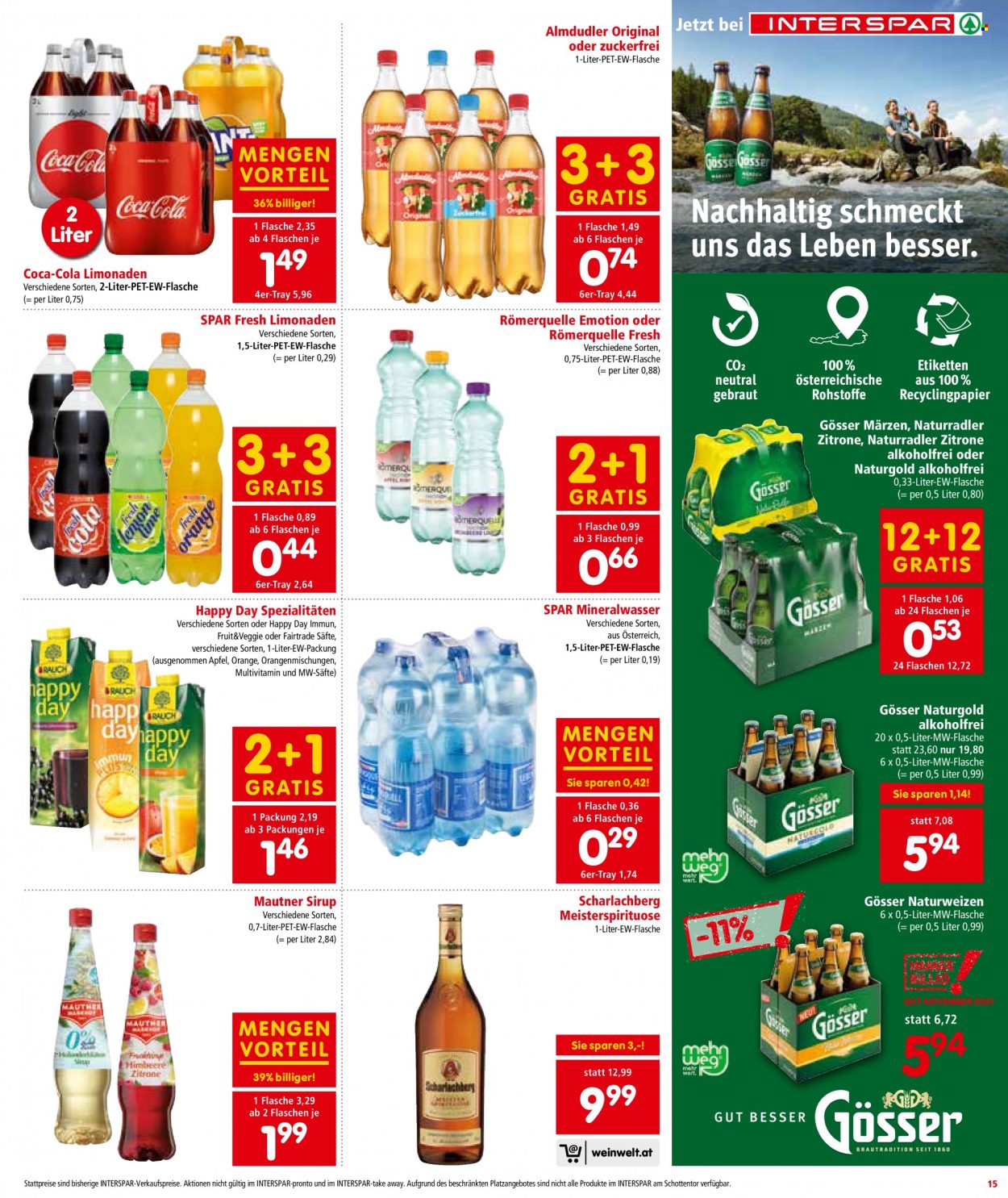 Angebote INTERSPAR - 20.1.2022 - 2.2.2022. Seite 15