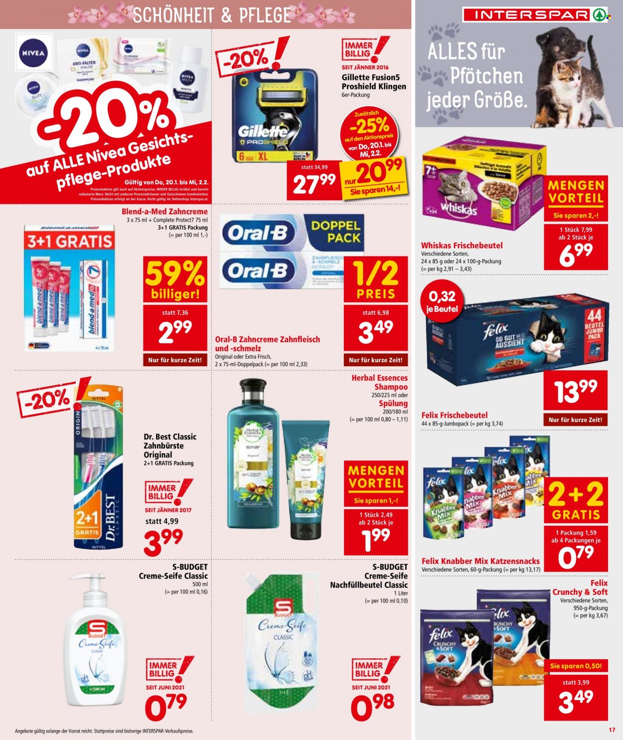 Angebote INTERSPAR - 20.1.2022 - 2.2.2022. Seite 17