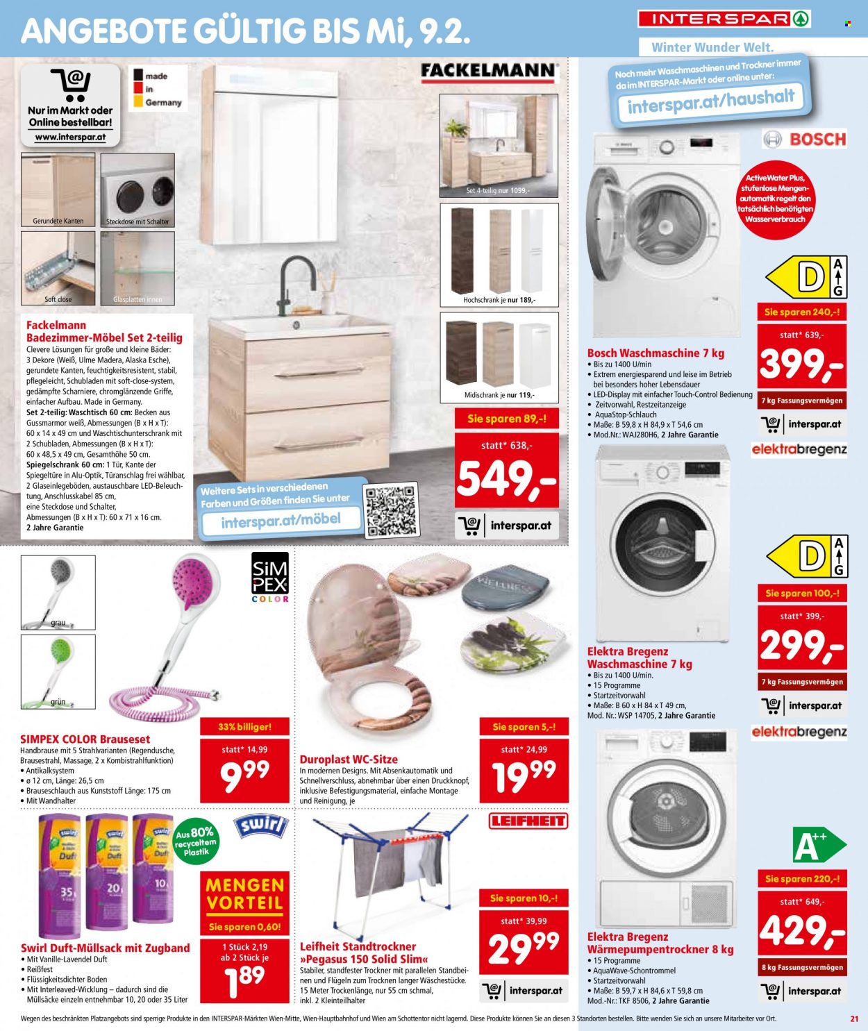 Angebote INTERSPAR - 20.1.2022 - 2.2.2022. Seite 21