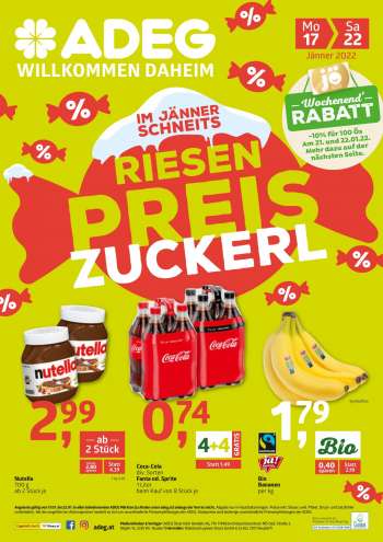 Angebote ADEG - 17.1.2022 - 22.1.2022.