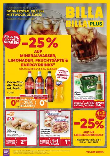 Angebote Billa - 20.1.2022 - 26.1.2022.