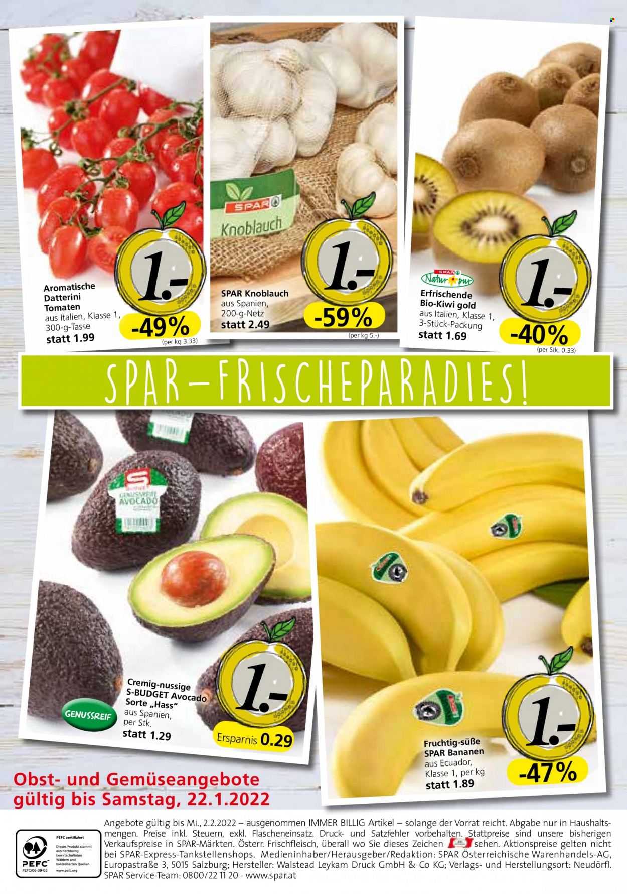 Angebote EUROSPAR - 20.1.2022 - 2.2.2022. Seite 20