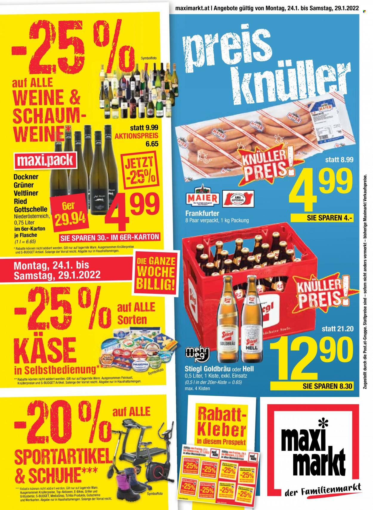 Angebote Maximarkt - 24.1.2022 - 29.1.2022. Seite 1