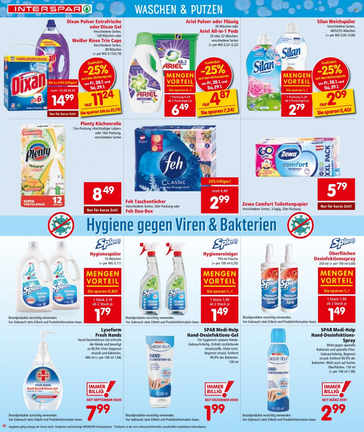 Angebote INTERSPAR - 27.1.2022 - 2.2.2022. Seite 10
