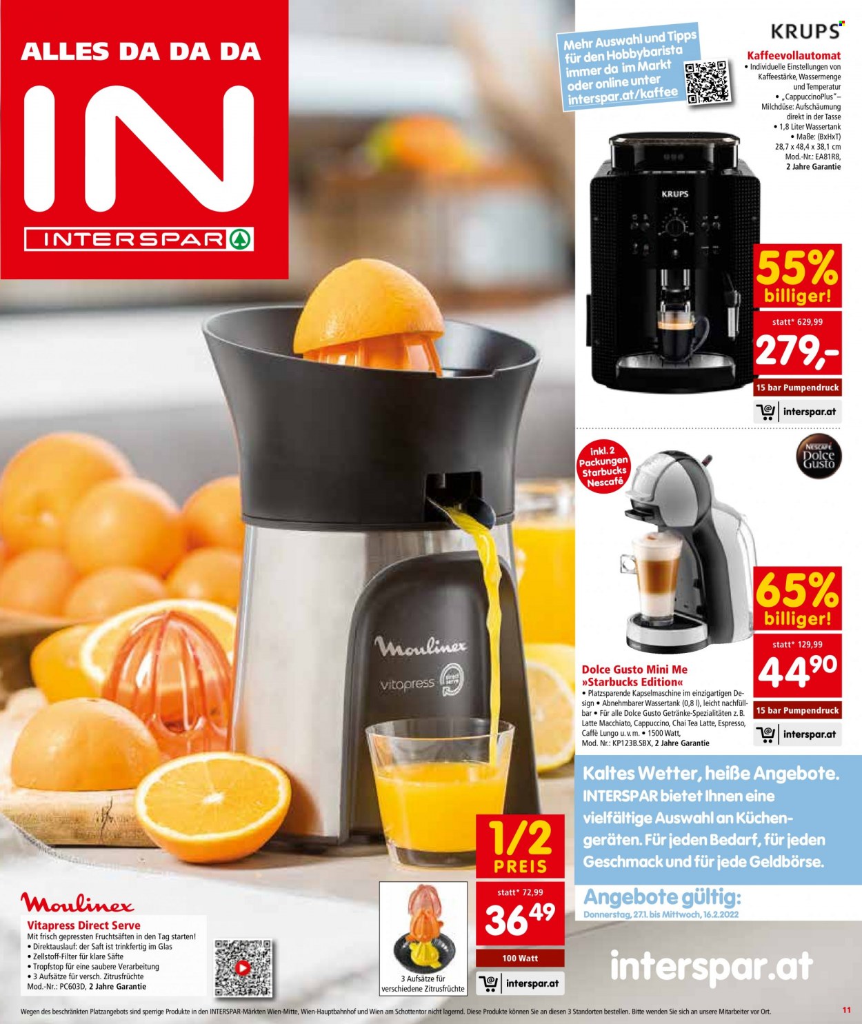 Angebote INTERSPAR - 27.1.2022 - 2.2.2022. Seite 11