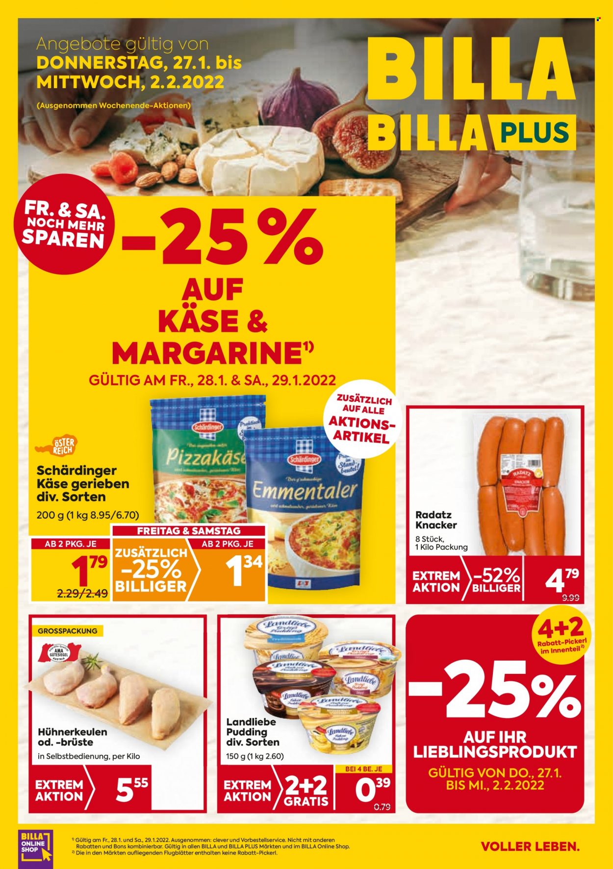 Angebote Billa - 27.1.2022 - 2.2.2022. Seite 1