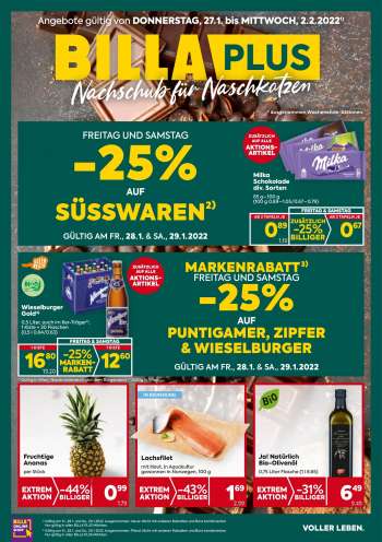 Angebote Billa Plus - 27.1.2022 - 2.2.2022.