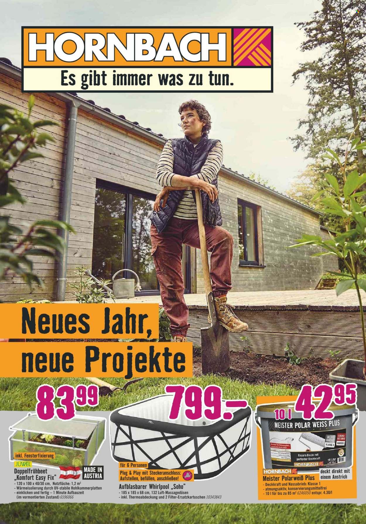 Angebote Hornbach - 1.1.2022 - 31.1.2022. Seite 1