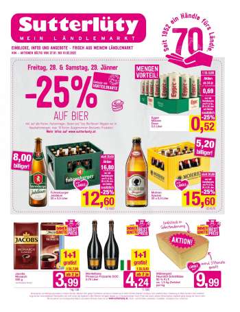 Angebote Sutterlüty - 27.1.2022 - 1.2.2022.