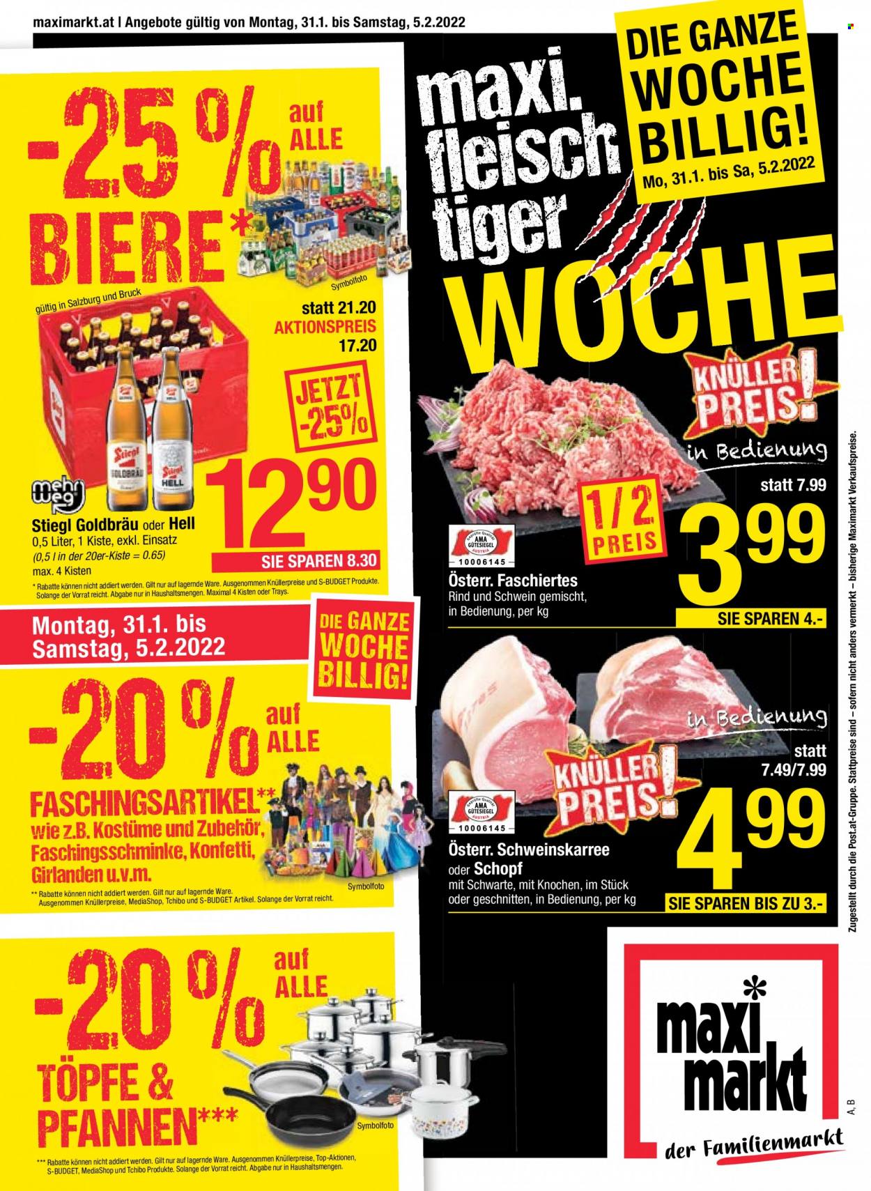 Angebote Maximarkt - 31.1.2022 - 5.2.2022. Seite 1