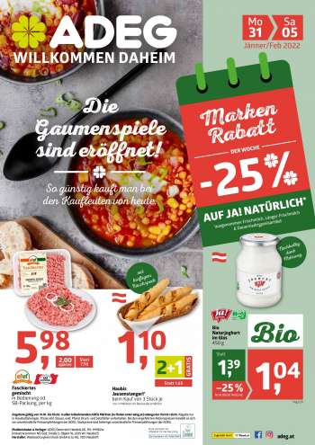Angebote ADEG - 31.1.2022 - 5.2.2022.