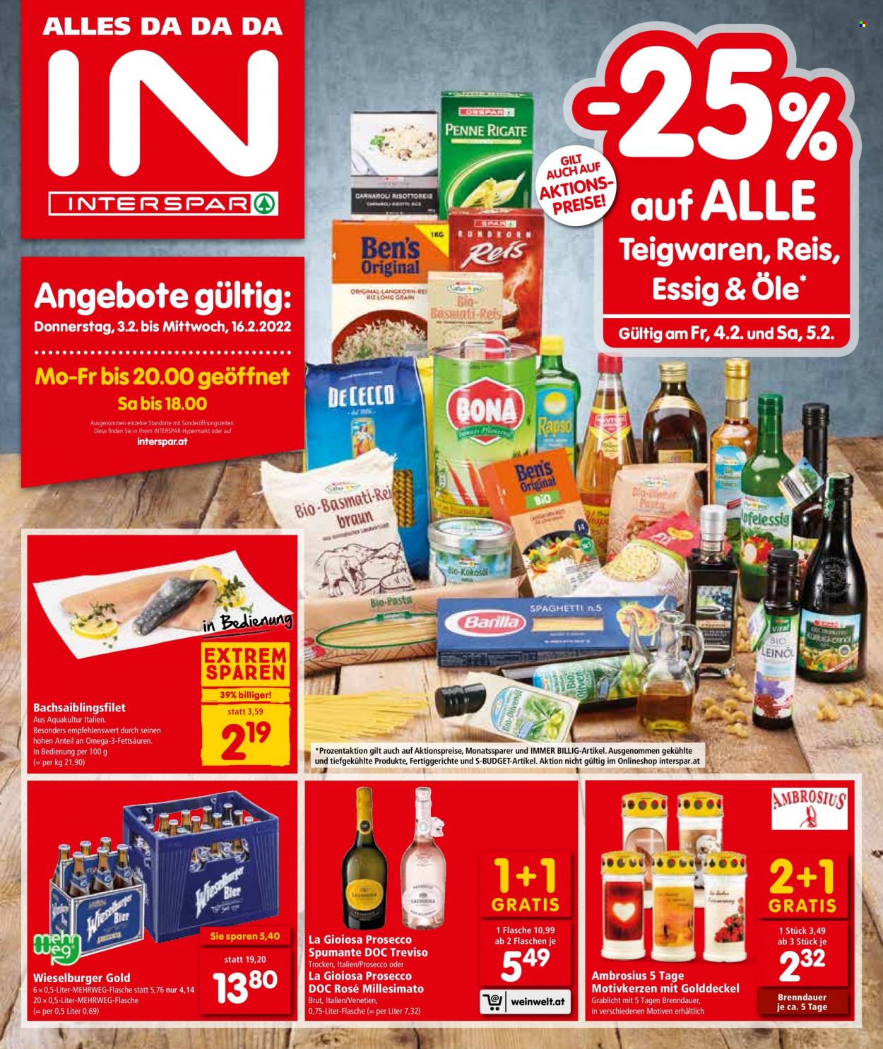 Angebote INTERSPAR - 3.2.2022 - 16.2.2022. Seite 1